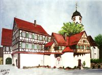 Laichinger Kirchenburg 30x40
